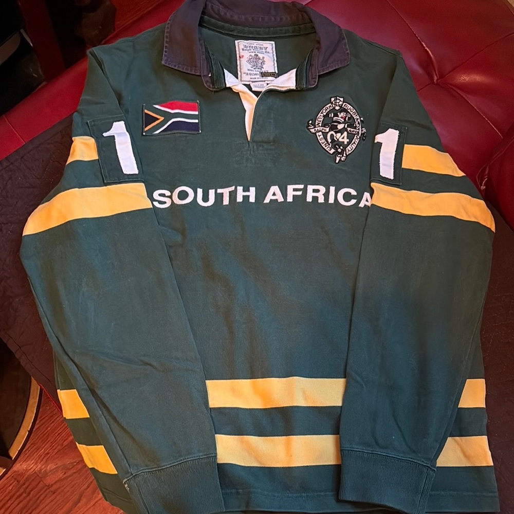 VINTAGE Rare South Africa Rugby Ralph Lauren Shirt Excellent Used Condition